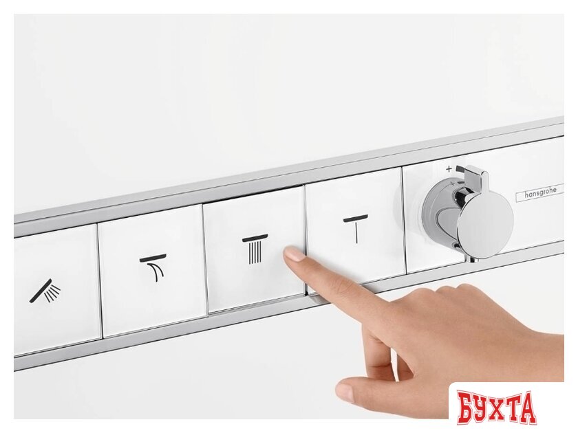 Смеситель Hansgrohe RainSelect 15357600 (черный) 2