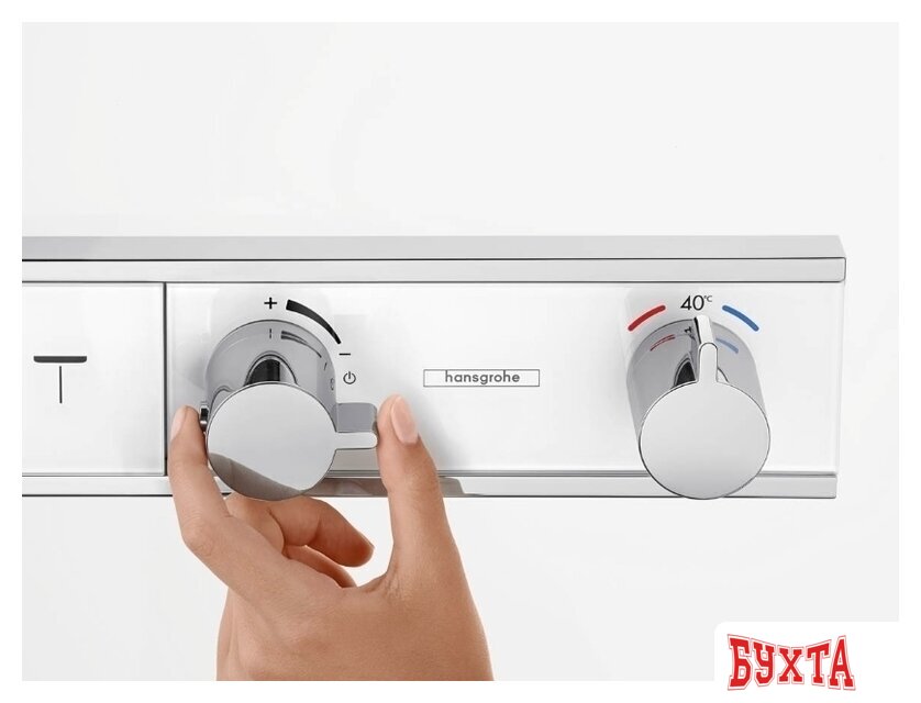 Смеситель Hansgrohe RainSelect 15357600 (черный) 3