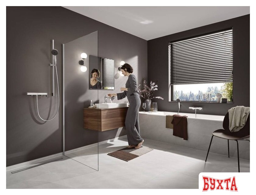 Душевая лейка Hansgrohe Pulsify Select 105 3jet Activation 24100000 (хром) 4