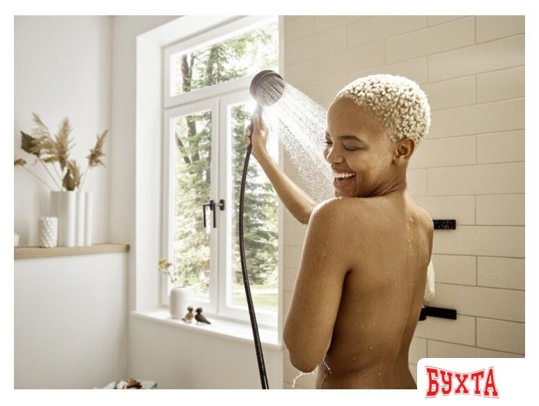 Душевая лейка Hansgrohe Pulsify Select S 105 3jet 24100670 (черный матовый) 5