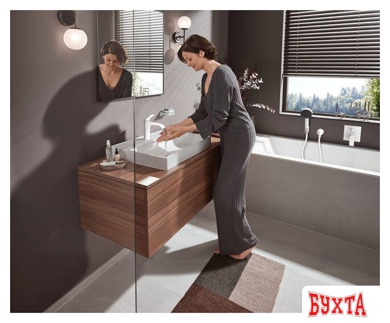 Душевая лейка Hansgrohe Pulsify Select 105 3jet Activation 24100700 (белый матовый) 3