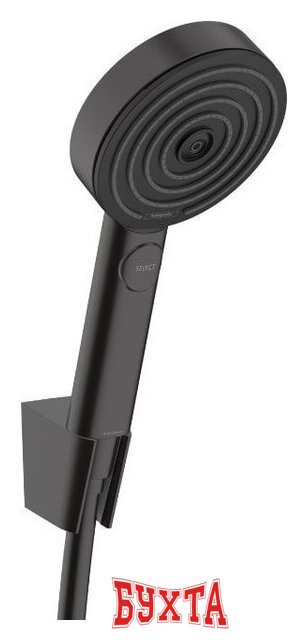 Душевой гарнитур Hansgrohe Pulsify Select 105 3jet 24302670 (черный матовый) 1