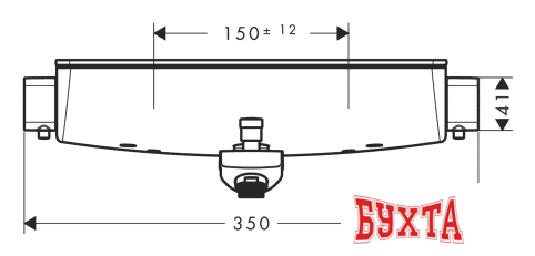 Смеситель Hansgrohe Ecostat Select 13141000 3