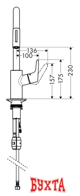 Смеситель Hansgrohe Focus 31815800 3