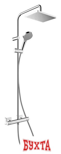 Душевая система Hansgrohe Vernis Shape Showerpipe 230 1jet 26286000 (хром) 1