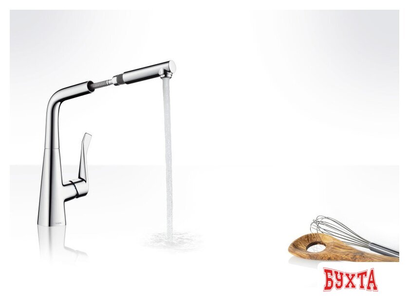 Смеситель Hansgrohe Metris 14821000 3