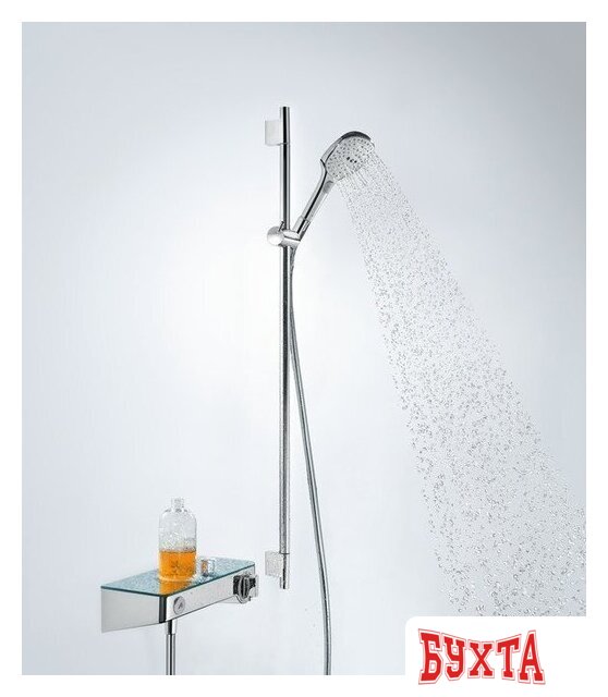 Душевой гарнитур Hansgrohe Raindance Select E 120 EcoSmart 26623400 (белый/хром) 5