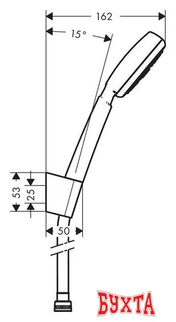 Душевой гарнитур Hansgrohe Crometta [26665400] 2