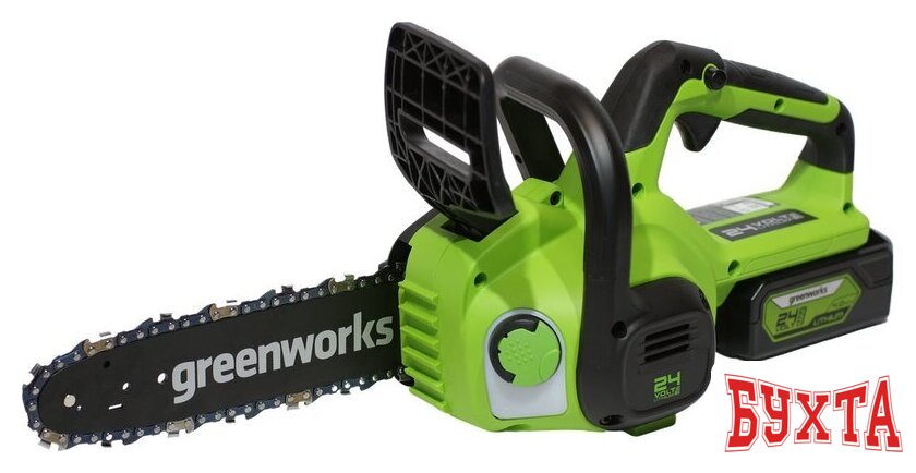 Аккумуляторная пила Greenworks G24CS25K8 2007707UH (с 1-им АКБ 8 Ач)