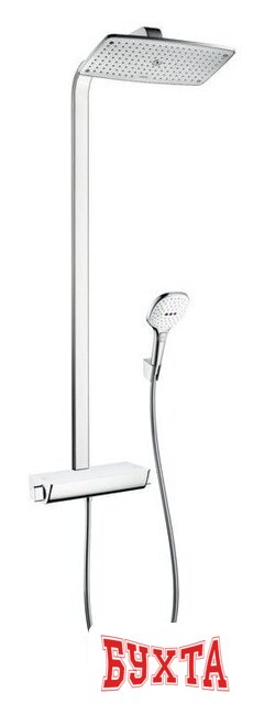 Душевая система Hansgrohe Raindance Select E 360 1jet 27286400 (белый/хром) 1