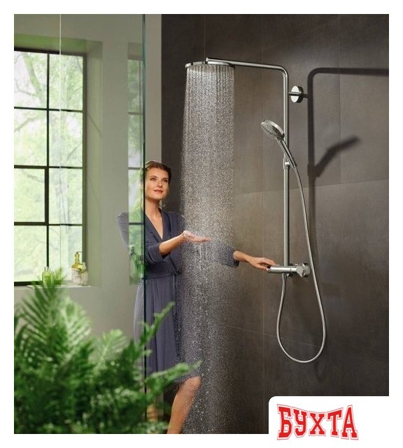 Душевая система Hansgrohe Raindance Select S Showerpipe 240 1Jet 27633700 4