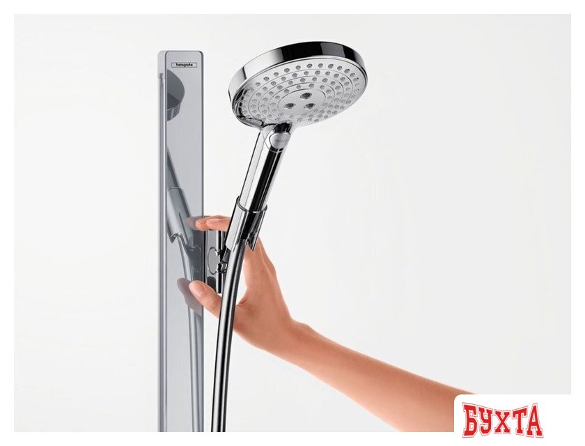 Душевой гарнитур Hansgrohe Raindance Select S 120 3jet 27647400 (белый/хром) 5