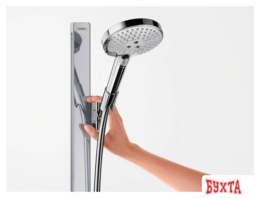 Душевой гарнитур Hansgrohe Raindance Select S 120 27648400 (белый/хром) 3