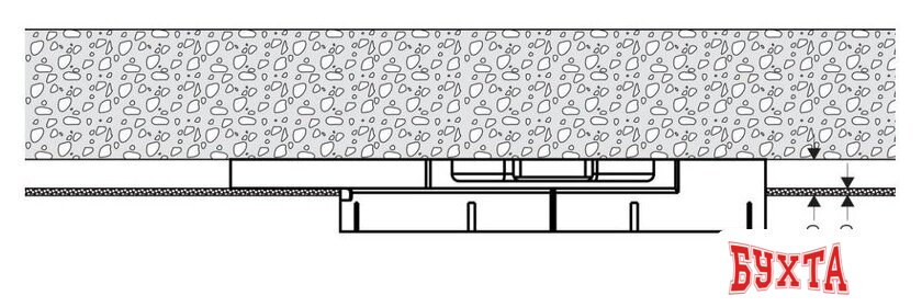 Скрытая часть верхнего душа Hansgrohe Raindance Rainmaker 28412180 3