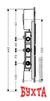 Верхний душ Hansgrohe Raindance Rainmaker [28418000] 3