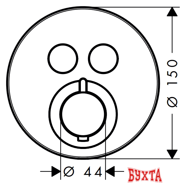 Смеситель Hansgrohe ShowerSelect S 15743670 4