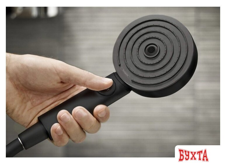 Душевая лейка Hansgrohe Pulsify Select S 105 3jet 24100670 (черный матовый) 2