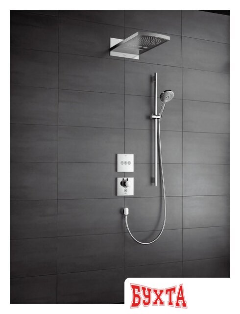 Смеситель без скрытого механизма Hansgrohe ShowerSelect Highfow 15761000 2