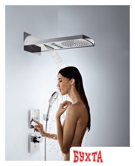 Смеситель без скрытого механизма Hansgrohe ShowerSelect Highfow 15761000 3