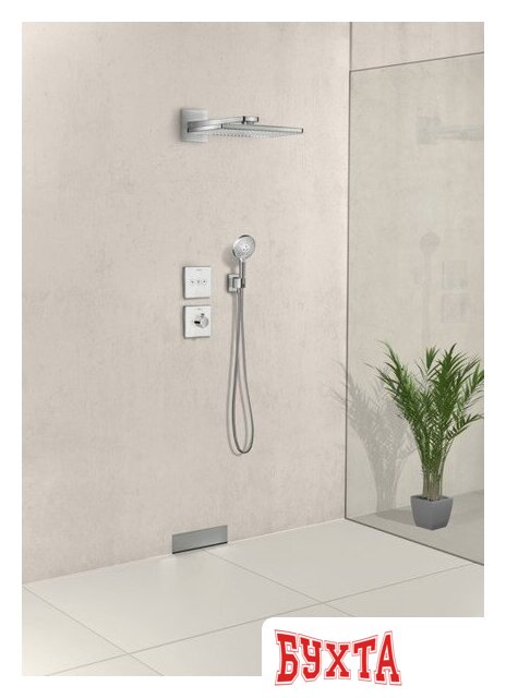 Верхний душ Hansgrohe Rainmaker Select 460 2jet 24005600 (черный/хром) 3