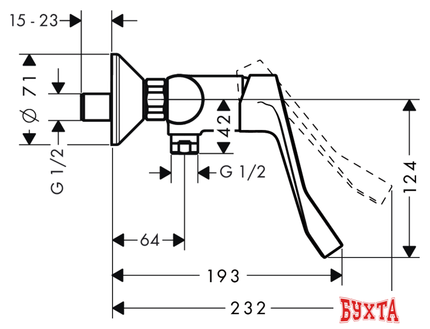 Смеситель Hansgrohe Focus 31916000 2