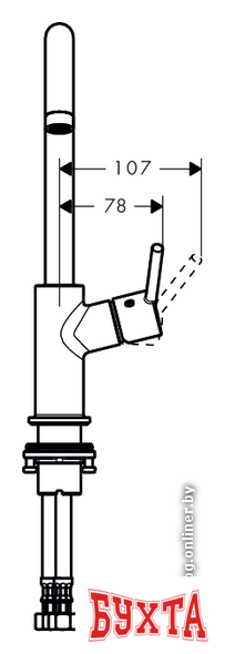 Смеситель Hansgrohe Talis 32082000 3