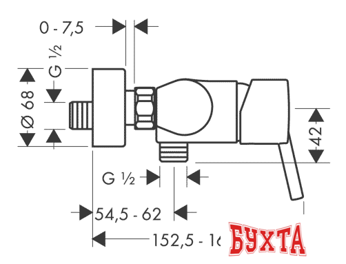 Смеситель Hansgrohe Talis S 32620000 2