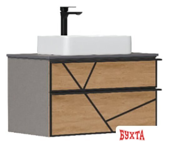 Мебель для ванных комнат EQUIL Тумба под умывальник Ferro 80.2Y (подвесная)