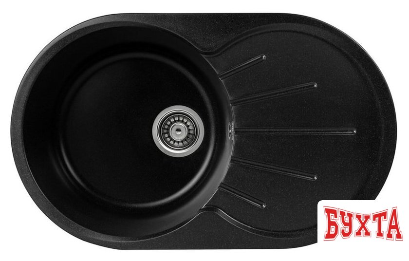 Кухонная мойка Gerhans A02 (оникс) 1