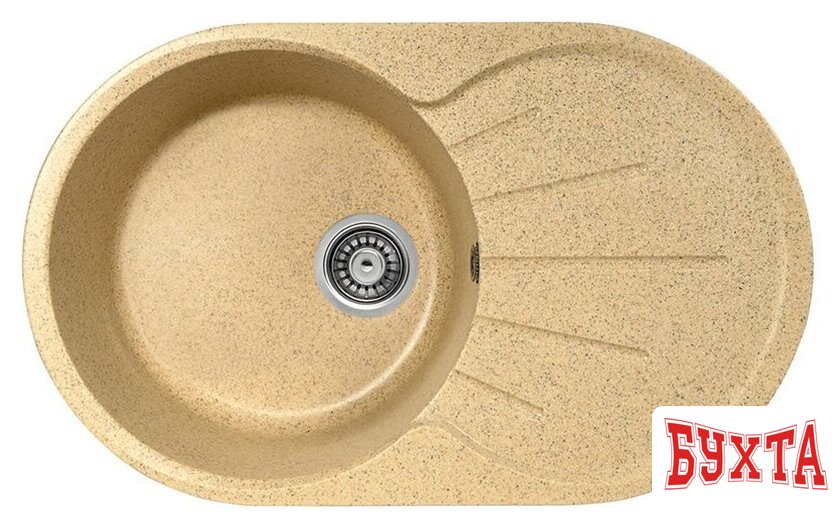 Кухонная мойка Gerhans A02 (песочный)