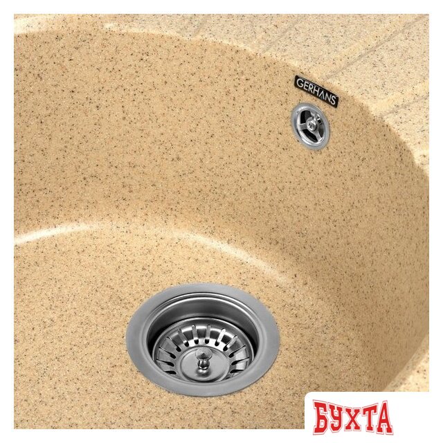 Кухонная мойка Gerhans A02 (песочный) 4