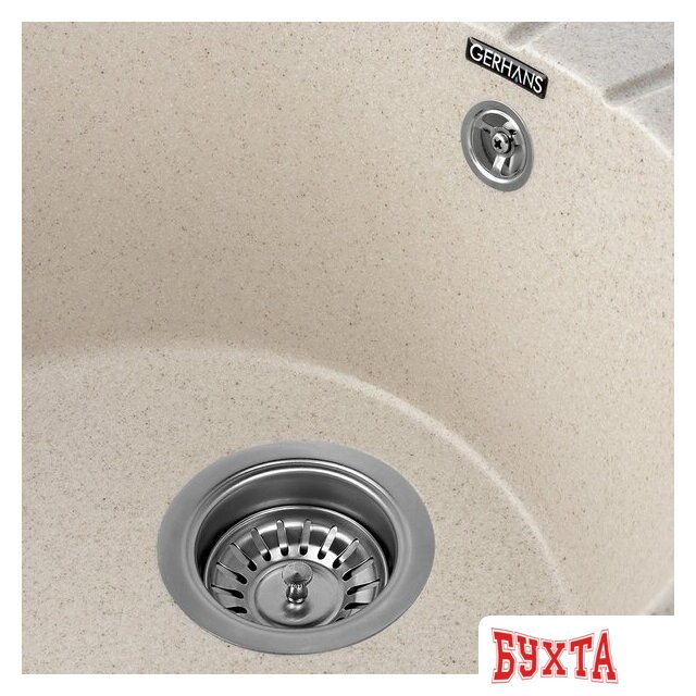 Кухонная мойка Gerhans A03 (бежевый) 4