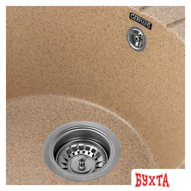 Кухонная мойка Gerhans A03 (песочный) 4
