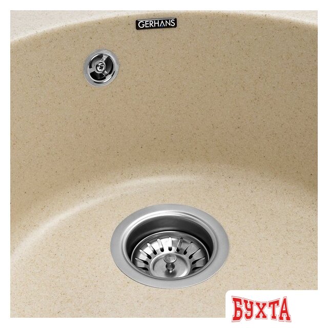 Кухонная мойка Gerhans A04 (бежевый) 4