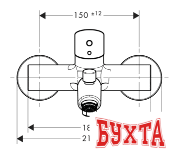 Смеситель Hansgrohe Talis S 72400000 3