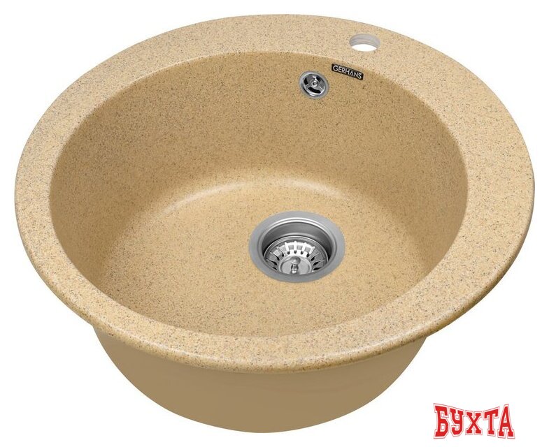 Кухонная мойка Gerhans A04 (песочный) 3