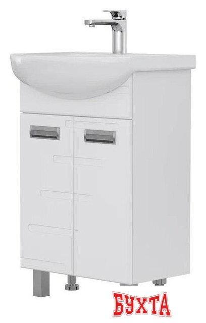 Мебель для ванных комнат Volna Тумба под умывальник Joli 55.2D Балтика (напольная) 2