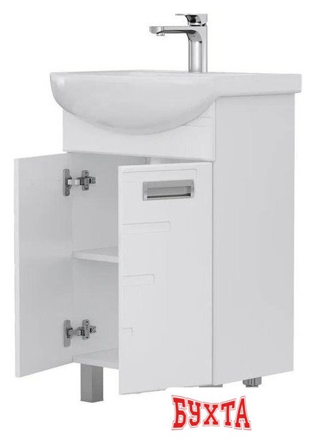 Мебель для ванных комнат Volna Тумба под умывальник Joli 55.2D Балтика (напольная) 3