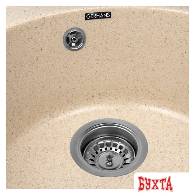 Кухонная мойка Gerhans A05 (бежевый) 4