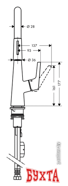 Смеситель Hansgrohe Talis S 72813000 (хром) 3