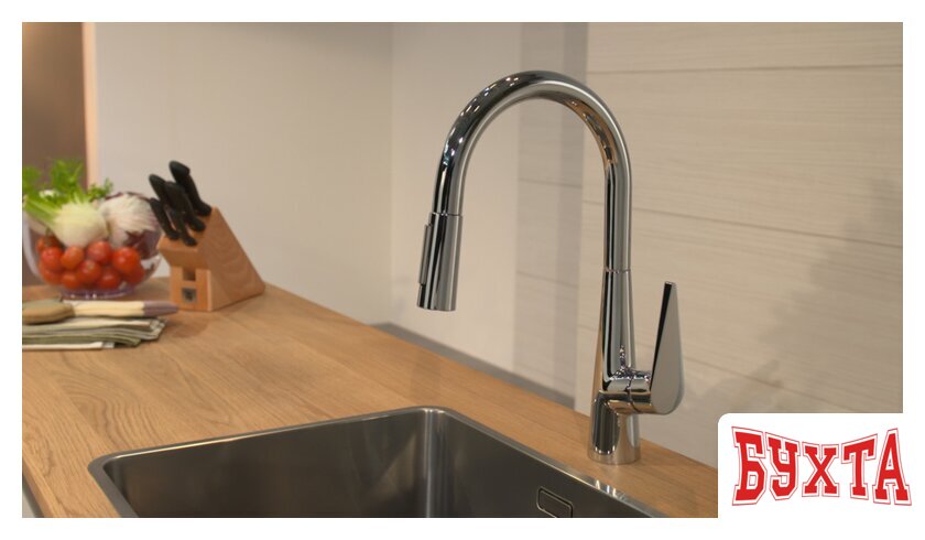 Смеситель Hansgrohe Talis S 72813800 (нержавеющая сталь) 3