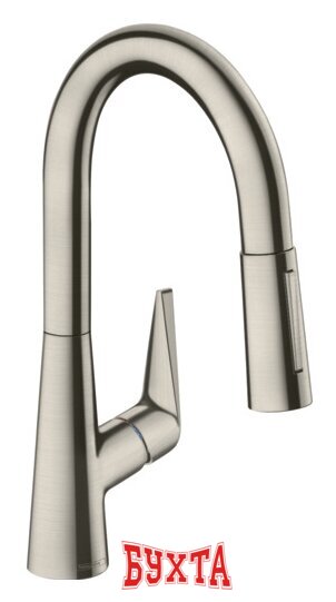 Смеситель Hansgrohe Talis S 72815800 (нержавеющая сталь) 1