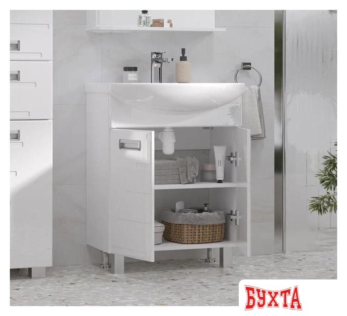 Мебель для ванных комнат Volna Тумба под умывальник Joli 70.2D 3