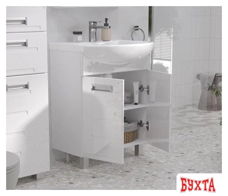 Мебель для ванных комнат Volna Тумба под умывальник Joli 70.2D 4