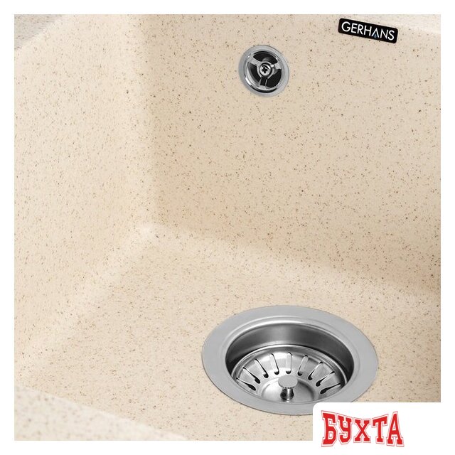 Кухонная мойка Gerhans A10 (бежевый) 4