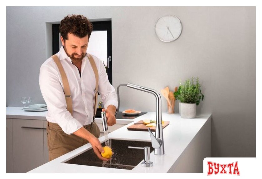 Смеситель Hansgrohe Metris Select M71 73816000 3