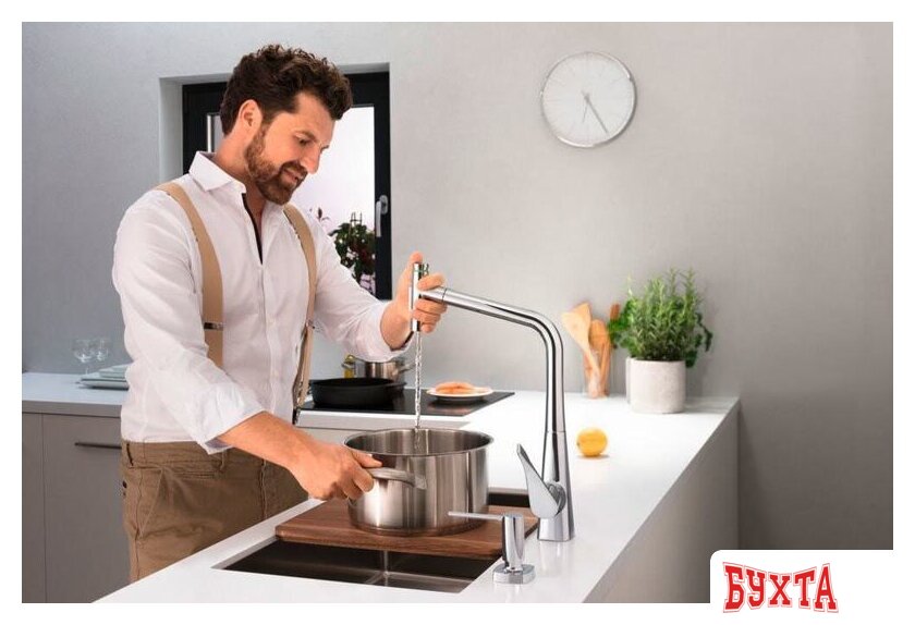 Смеситель Hansgrohe Metris Select M71 73816000 5