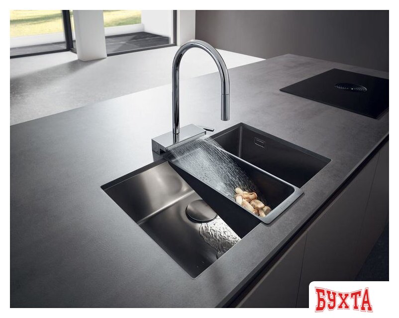 Смеситель Hansgrohe Aquno Select M81 73837000 (хром) 5