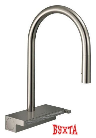 Смеситель Hansgrohe Aquno Select M81 73837800 (стальной) 1
