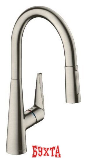 Смеситель Hansgrohe Talis M51 73851800 (стальной) 1